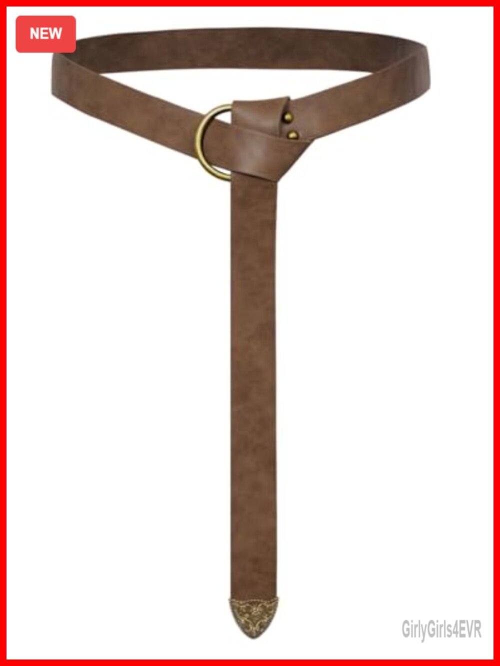Medieval Leather Belt Renaissance Pirate Viking Accessory